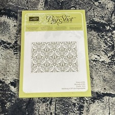 STAMPIN' UP SIZZIX LACY BROCADE Big Shot EMBOSSING FOLDER