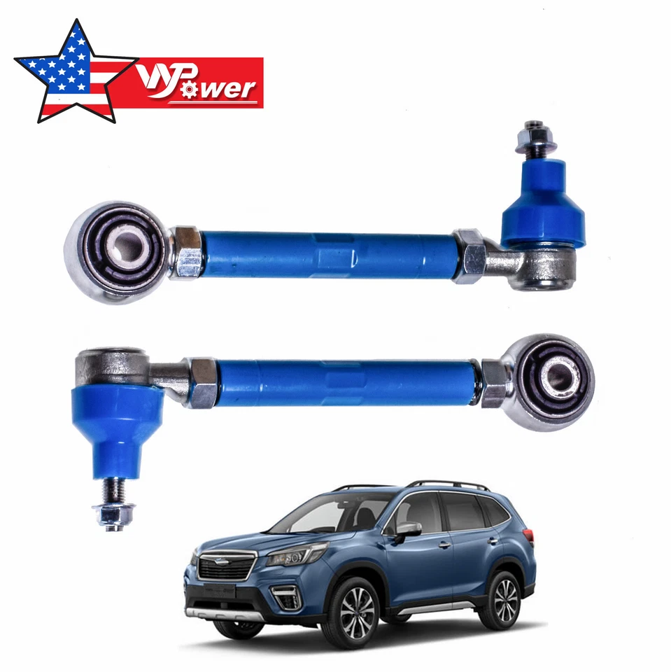2x Kit de puntera trasera alineación de brazos ajustables para Subaru Impreza Forester Legacy WRX Foto 2 de 4