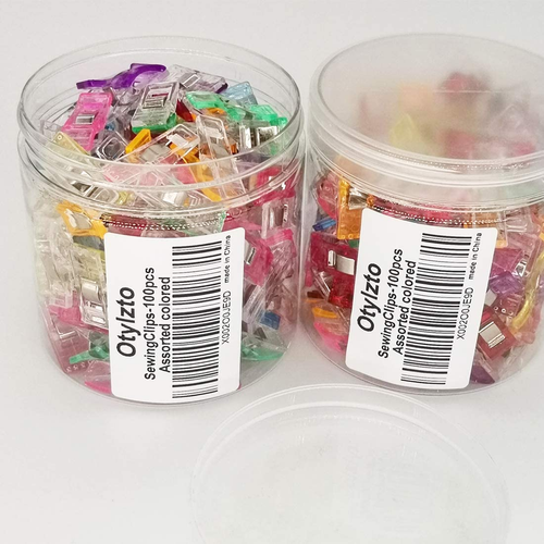 Sewing Clips, 100 Pcs with Plastic Box, Premium Quilting Clips for Supplies Cra - Picture 3 of 6