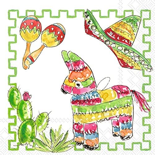 3-слойные бумажные салфетки Boston International Rosanne Beck 20 порций для коктейлей 2190₽