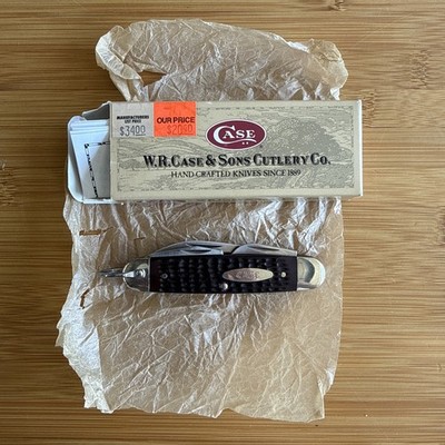 Case 640045 SS Camper Knife,Jigged Handles, Nr Mint, Never Used, box & paperwork