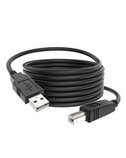 Printer Cable 6FT Cable USB Printer Cord USB Type A to Type B Scanner Cord