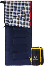 REDCAMP Cotton Sleeping Bag for Adult, Flannel Compact Sleeping Bag for Camping