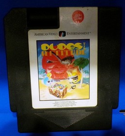 Dudes With Attitude Nintendo Entertainment 1990 NES Working Cartridge & Sleeve