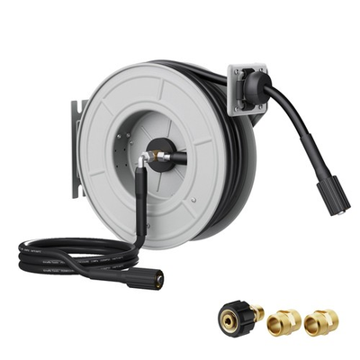 #ad #ad Pressure Washer Hose Reel 65ft Power Washer Hose Reel Pressure Washer Retra... $190.27
