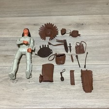 Marx Vintage Geronimo, Nearly Complete Johnny West Best Of The West