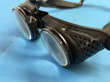 Vintage BAUSCH & LOMB Bakelite Riding Glasses Goggles Steampunk motorcycle USA