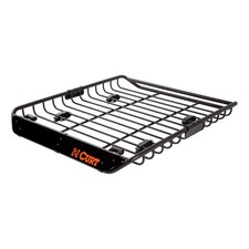 Roof Rack Cargo Carrier Top Luggage 150 Lbs Capacity 44inx35inx5in Curt 18153