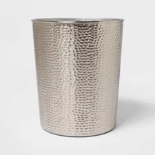 Solid Hammered Wastebasket - Threshold™