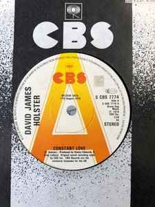 David James Holster - Constant Love - Used Vinyl Record 7 - Promo - F1460z