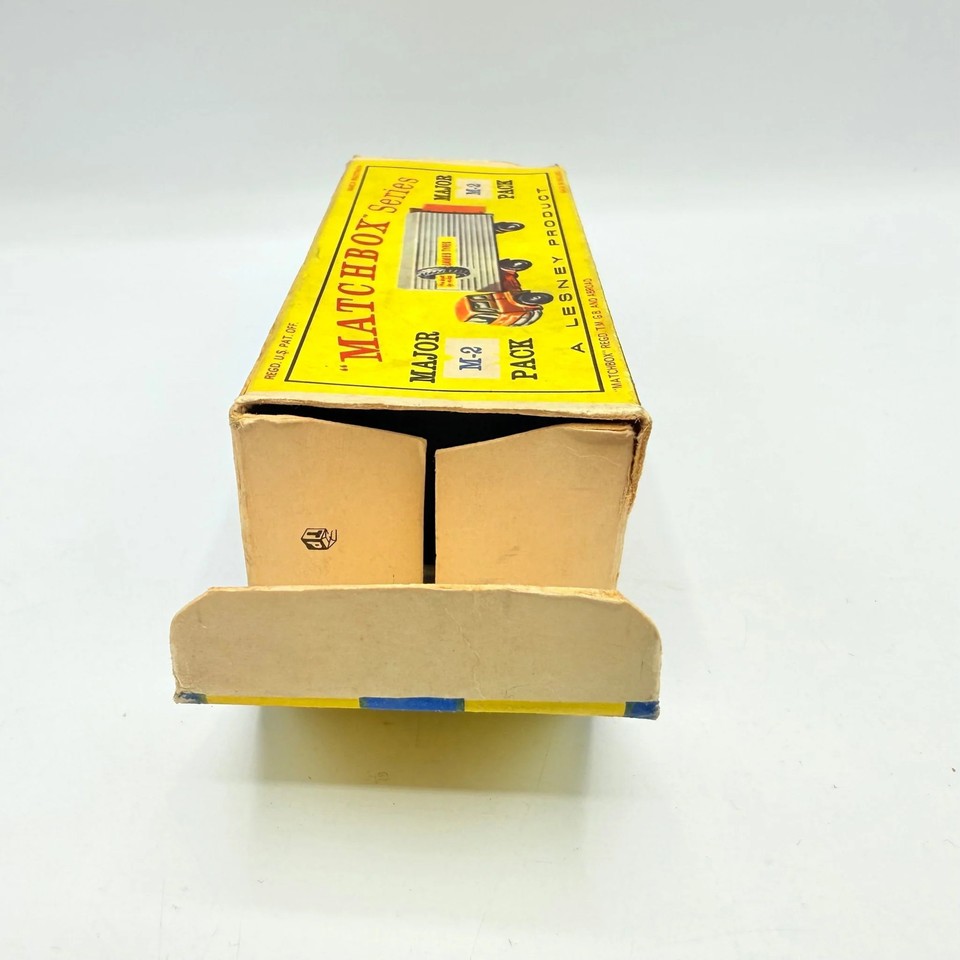 Matchbox Lesney N°2 Bedford Tractor – Camion York Freightmaster – Davies Tyres – Orange Et Gris