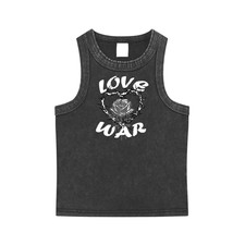 "LOVE & WAR" Woman's Tank Top Black