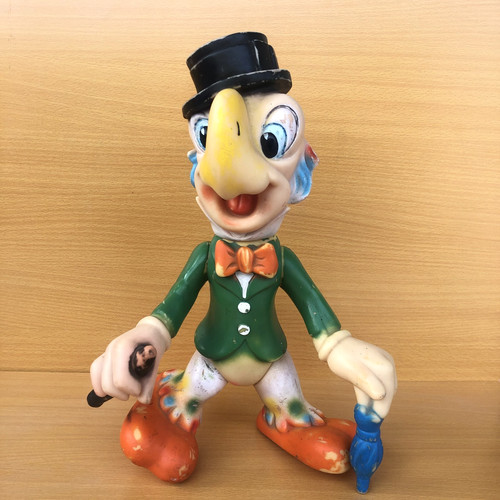 Vintage Walt Disney José Carioca Rubber Figure Famosa Spain 14”/36cm Rare