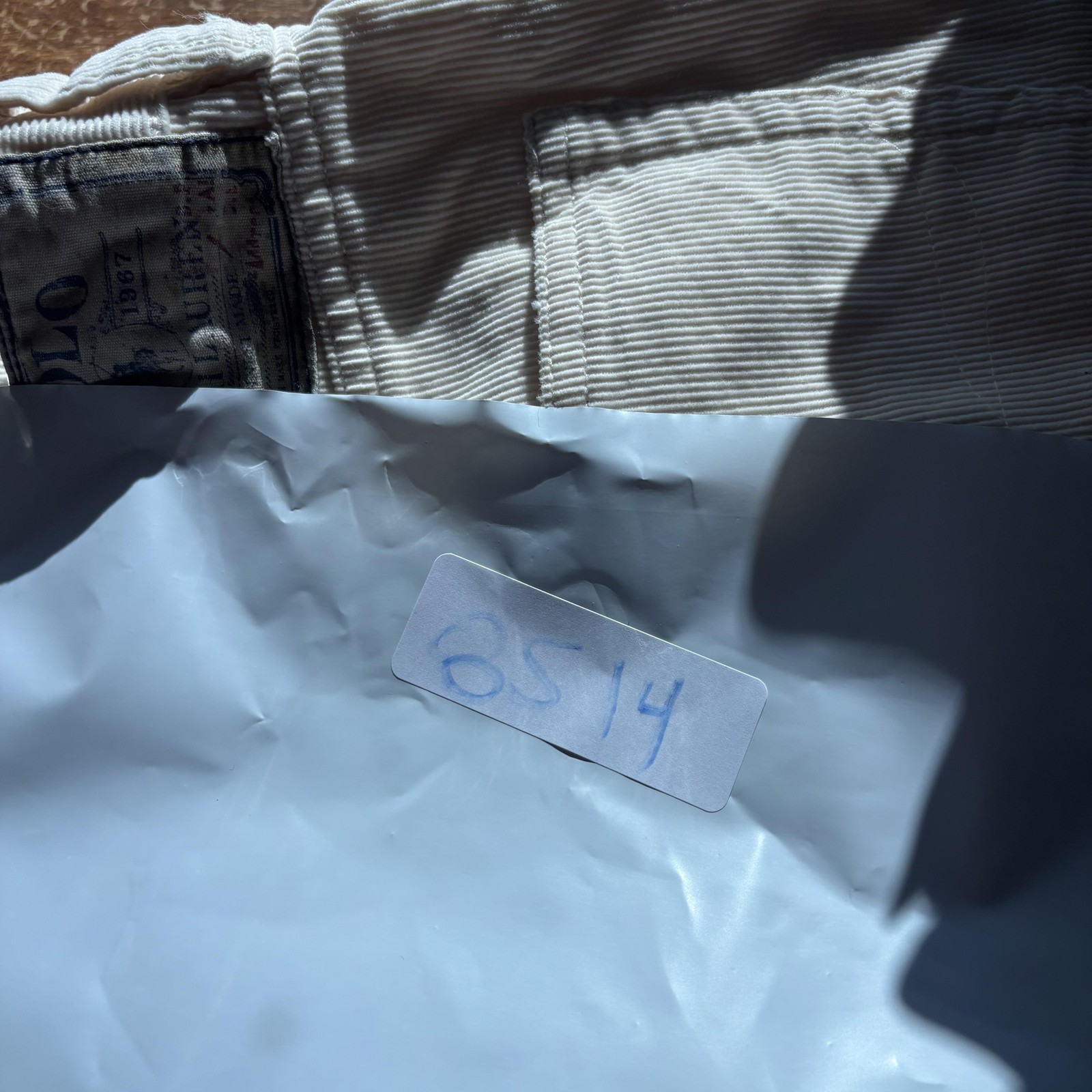 Polo Ralph Lauren Pants Mens 40x30 Beige Corduroy 5 Pocket Casual Jeans