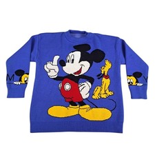 Vintage Mickey Mouse Sweater Size Adult Unisex S