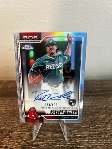 Payton Tolle #15 2026 Topps Flagship Real One Autograph card