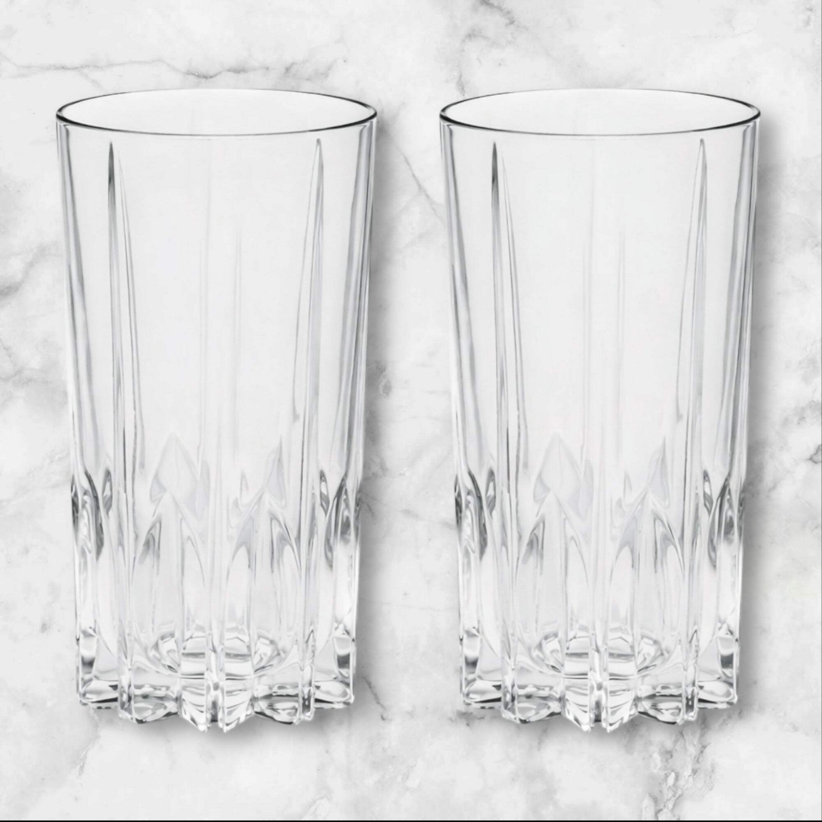 Mikasa Berkeley Crystal Highball Glasses | Set of 5 | Excellent Condition