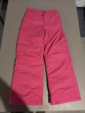 Columbia Girls Snow Pants Starchaser Peak Iii Pant - Size Medium, Pink Ice