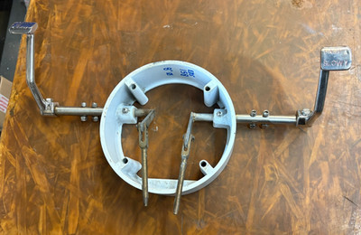 EDSON CLUTCH + THROTTLE CONTROL S/S HANDLES W/ 4'' EXTENSIONS...