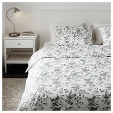 Ikea Alvine Kvist Toile Floral Duvet Cover Fu...