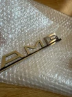 AMG METAL PRE MERGER 80s TRUNK EMBLEM BADGE HAMMER 190E W124 W126 560SEC R107