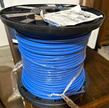 Belden 1874A 23/4P CAT6+ Bonded Pair Flat Network Cable CMP Plenum Blue - 675 ft