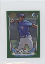 2014 Bowman Chrome Minis Green Refractor 14/15 Franklin Barreto #30 0b2