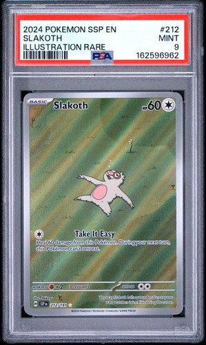 Slakoth graded PSA 9 for sale on eBay