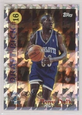 1996-97 Topps Draft Pick Tony Delk #DP16 Rookie RC