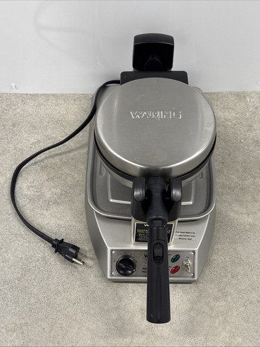 Waring Pro Belgian Waffle Maker Restaurant Style Rotating WMK300 Tested