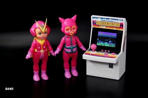 Figura de Moda Sofubi Poor Hostel XiaoAi Y Catwoman Rosa Versión Limitada Nueva - Imagen 8 de 14