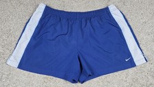 Vintage Nike Womens Athletic Shorts XL 16-18 Blue Mesh Sides
