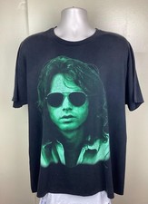 Vintage 1994 Jim Morrison T-Shirt Black XL 90s The Doors Classic Psych Band Tee