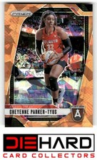 2024 Panini Prizm WNBA #114 Cheyenne Parker-Tyus Ice Orange Prizms Atlanta Dream