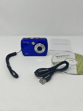 Vivitar S048 Digital Camera 16.1MP Underwater Blue Working Needs Memory Card