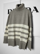 🤍 COS Strick Pullover Rollkragenpullover Wolle Baumwolle 🤍