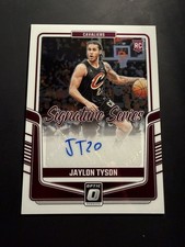Jaylon Tyson RC 2024-25 Optic Signature Series ROOKIE Auto #SS-JTY Cavs 