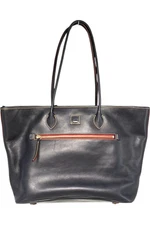 Dooney & Bourke Florentine Leather Large Tote Navy