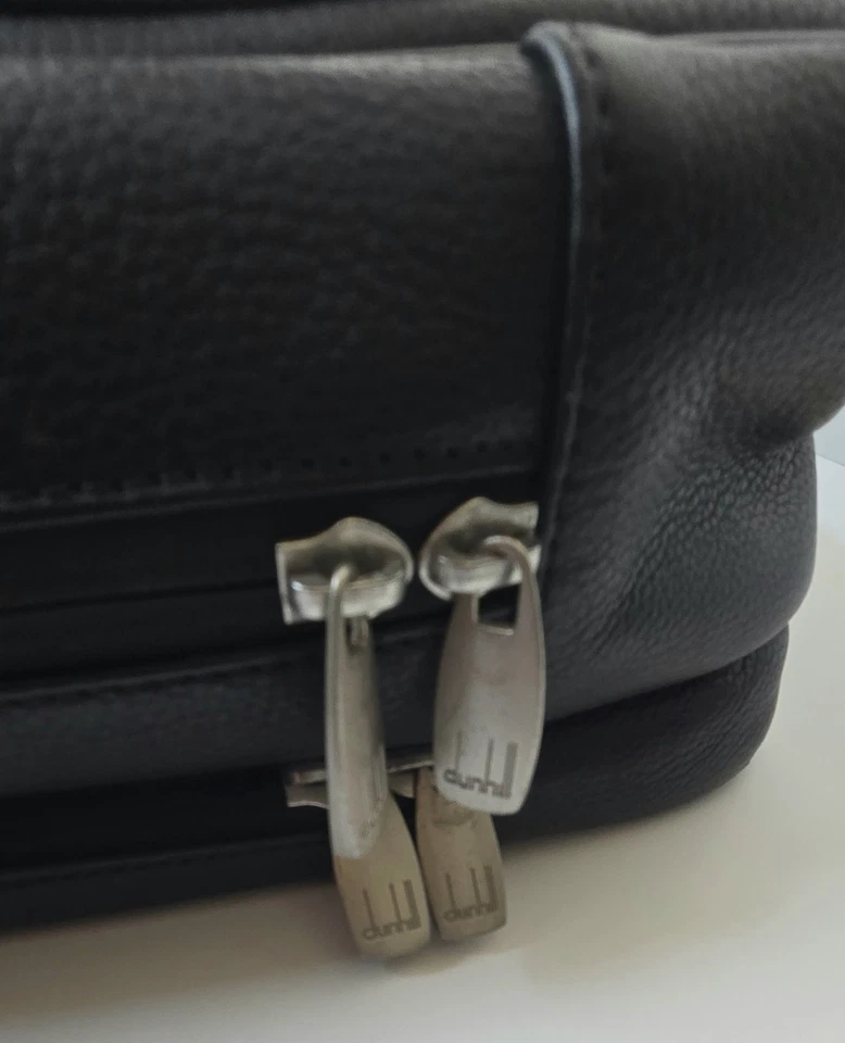 Maletín Dunhill Business Bag cuero granulado negro  Foto 4 de 4