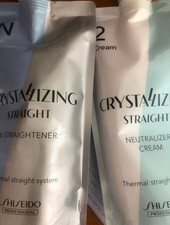 Shiseido Crystallizing Straight N1  2 Neutralizing Cream Set for Damaged Hair