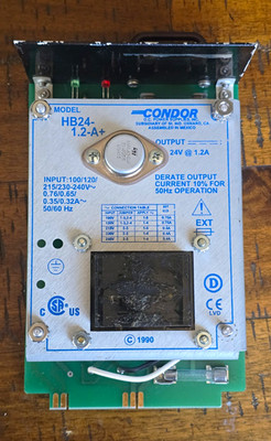 ACT Electronics PS24-1.2 24VDC Power Supply Module w/ Condor HB24-1.2-A+