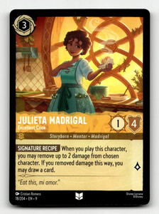 Disney Lorcana Julieta Madrigal - Excellent Cook 18/204 - Fabled