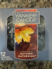 Yankee Candle Box Of AUTUMN  GATHERING Tea Lights!  Only 1 Other In U.S.