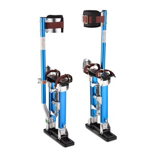 YesSources Drywall Stilts 16"-24" Adjustable Aluminum Tool with Leg Pads