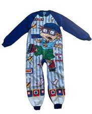 1998 Vintage Rugrats One piece Sleepwear Pajamas Kids Sz 9