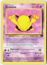 Drowzee Team Rocket 073/110 Pokemon Card Normal