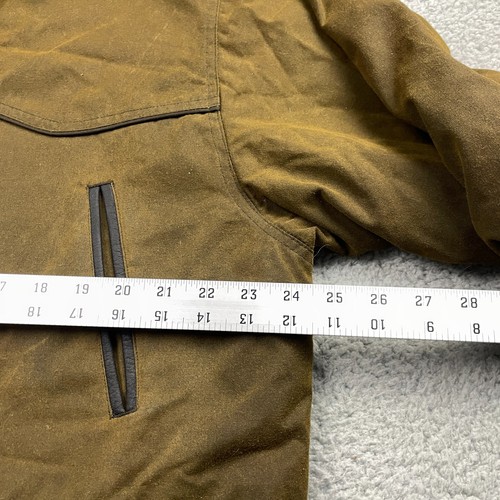 Outback Trading Pathfinder Jacket Large Bronze Oilskin Lined Conceal Carry Waxed - Picture 12 of 12