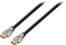 Rocketfish - 4' 4K UltraHD/HDR In-Wall Rated HD Video Cable - Black