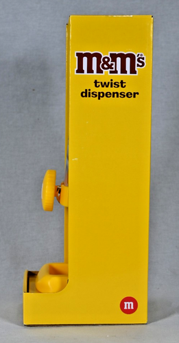 NEW M&M's Yellow Character Limited Edition Collectible Twist Candy Dispenser - Picture 3 of 5