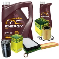 Mann Inspektionspaket Filterset 6L Mannol Energy 5W-30 FüR BMW E36 318Tds